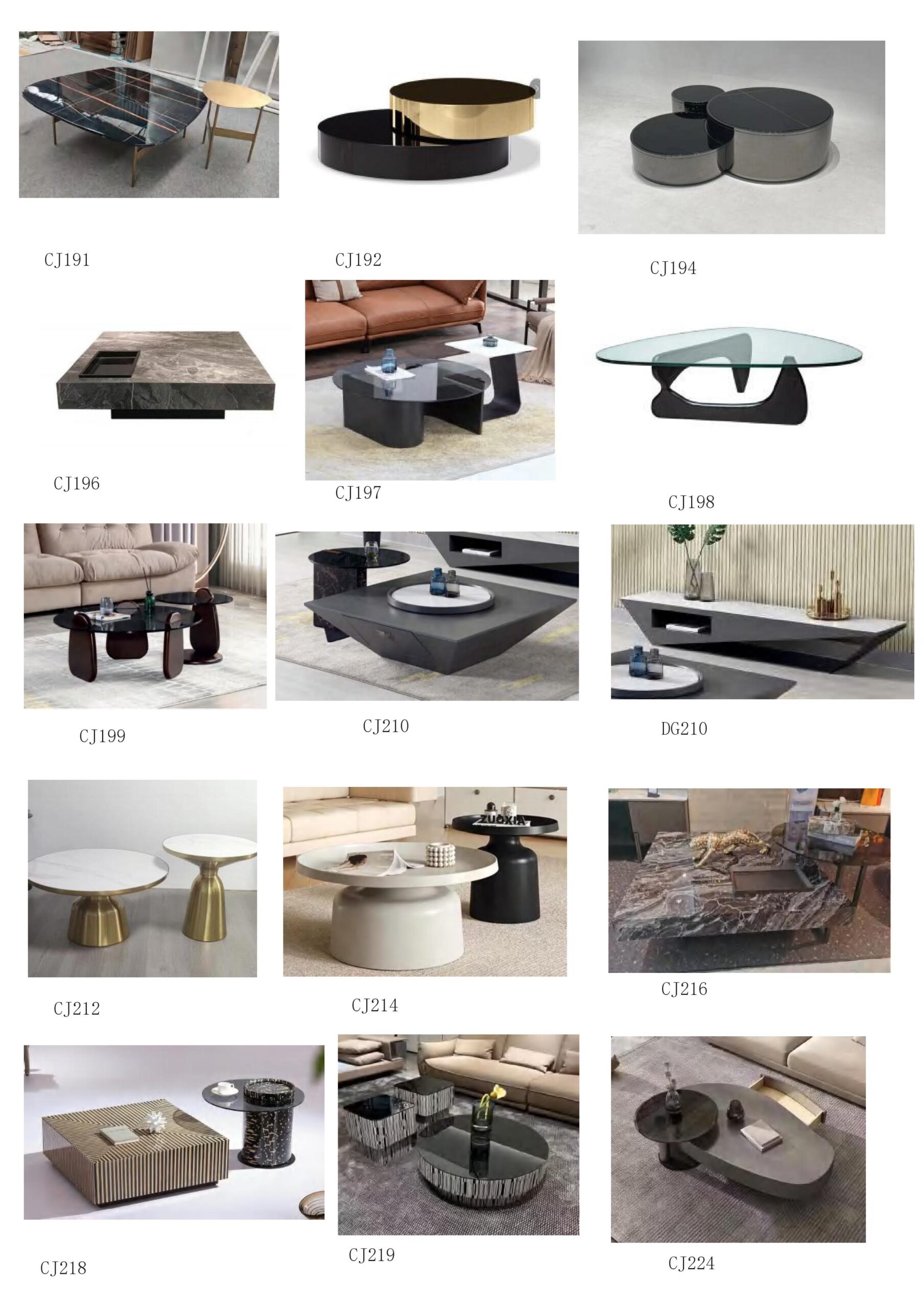 2024 Beston coffee table end table console TV stand1 圖片 12 scaled