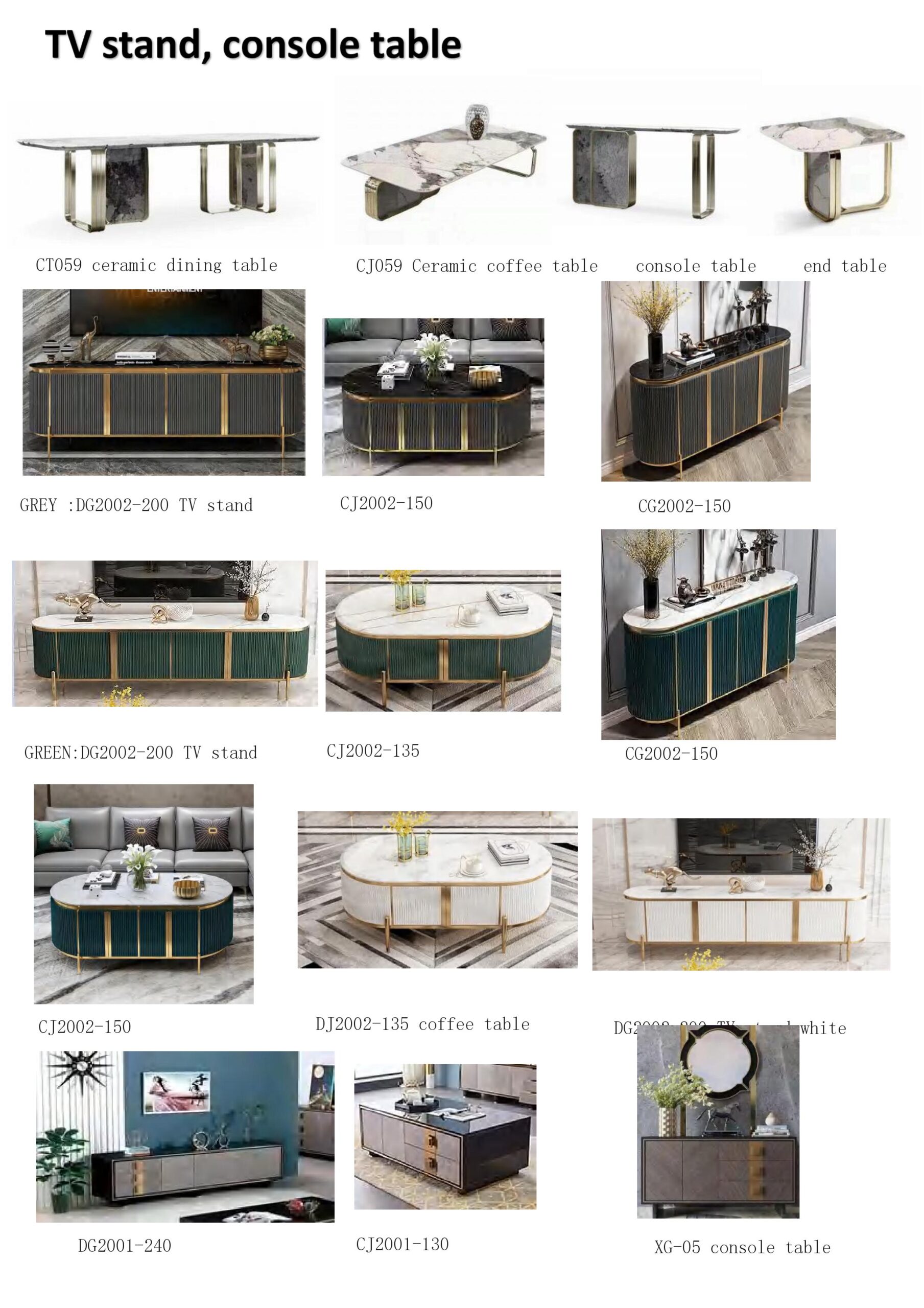 2024 Beston coffee table end table console TV stand1 圖片 29 scaled