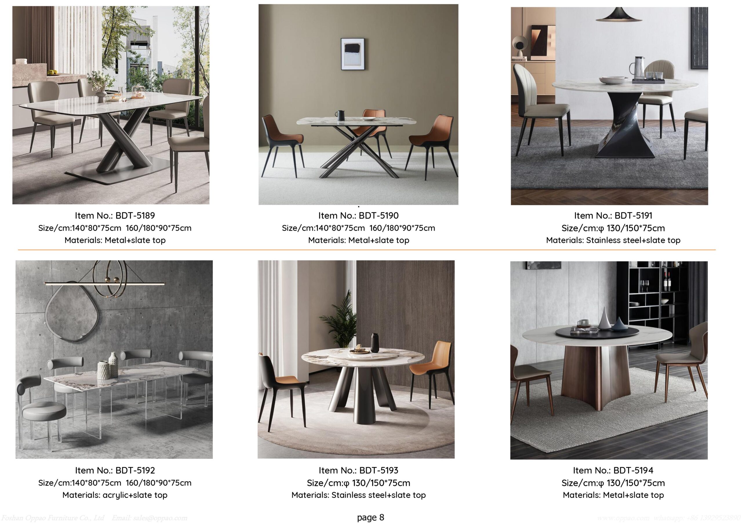 OP Dining Tables catalogue 圖片 7 scaled