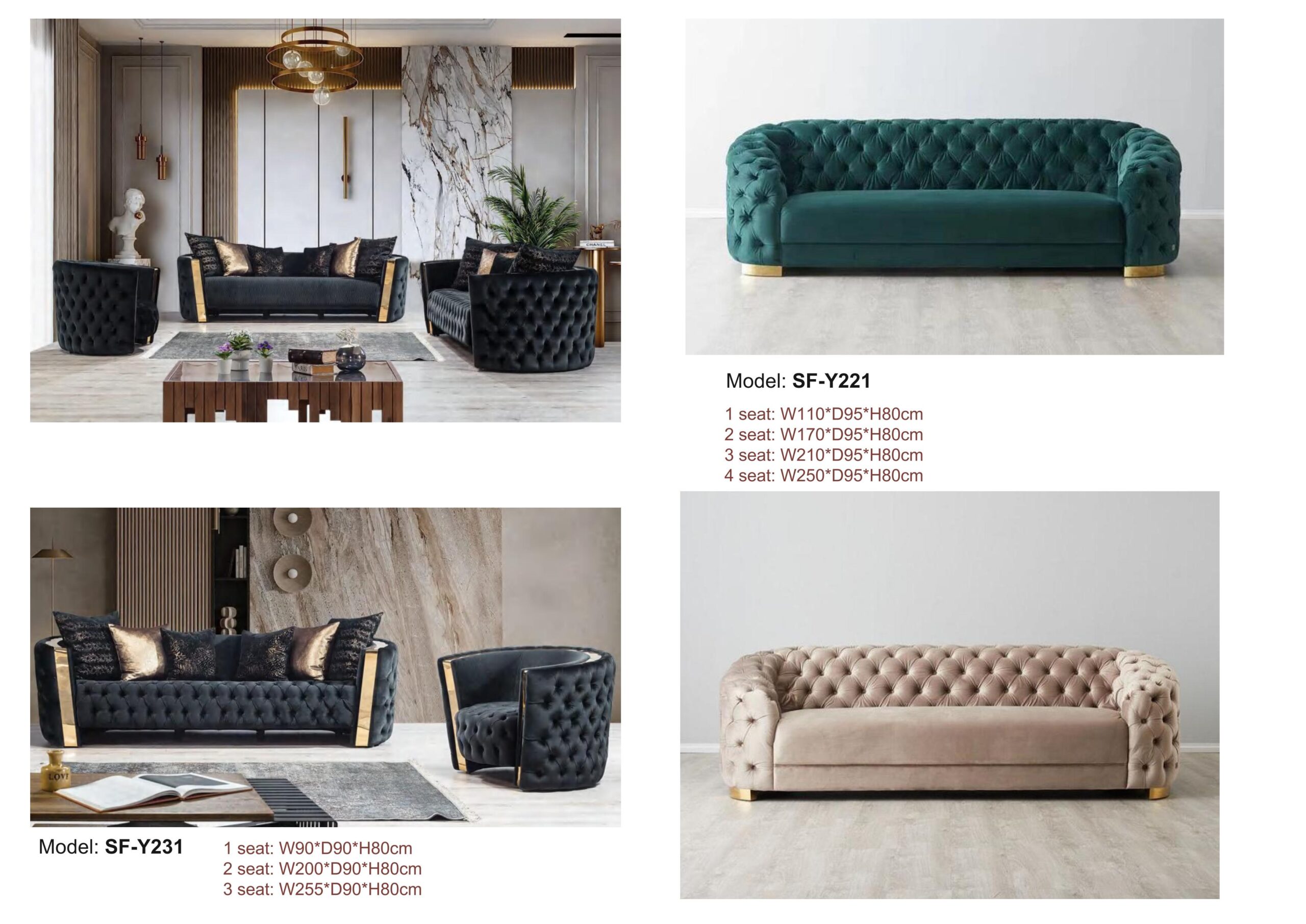 Yexuan Luxury Living room Furniture Catalog 2024 圖片 11 scaled