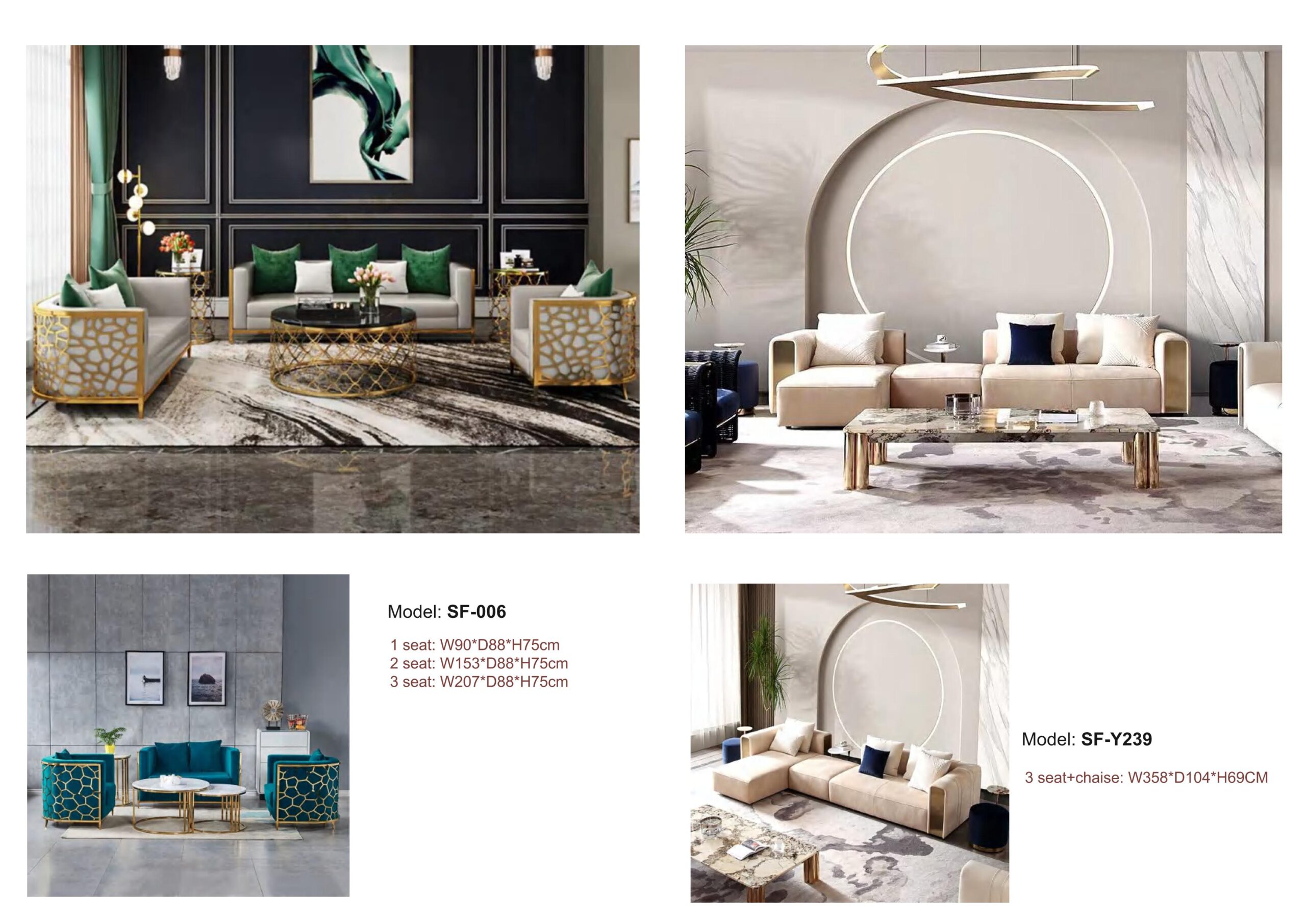 Yexuan Luxury Living room Furniture Catalog 2024 圖片 13 scaled