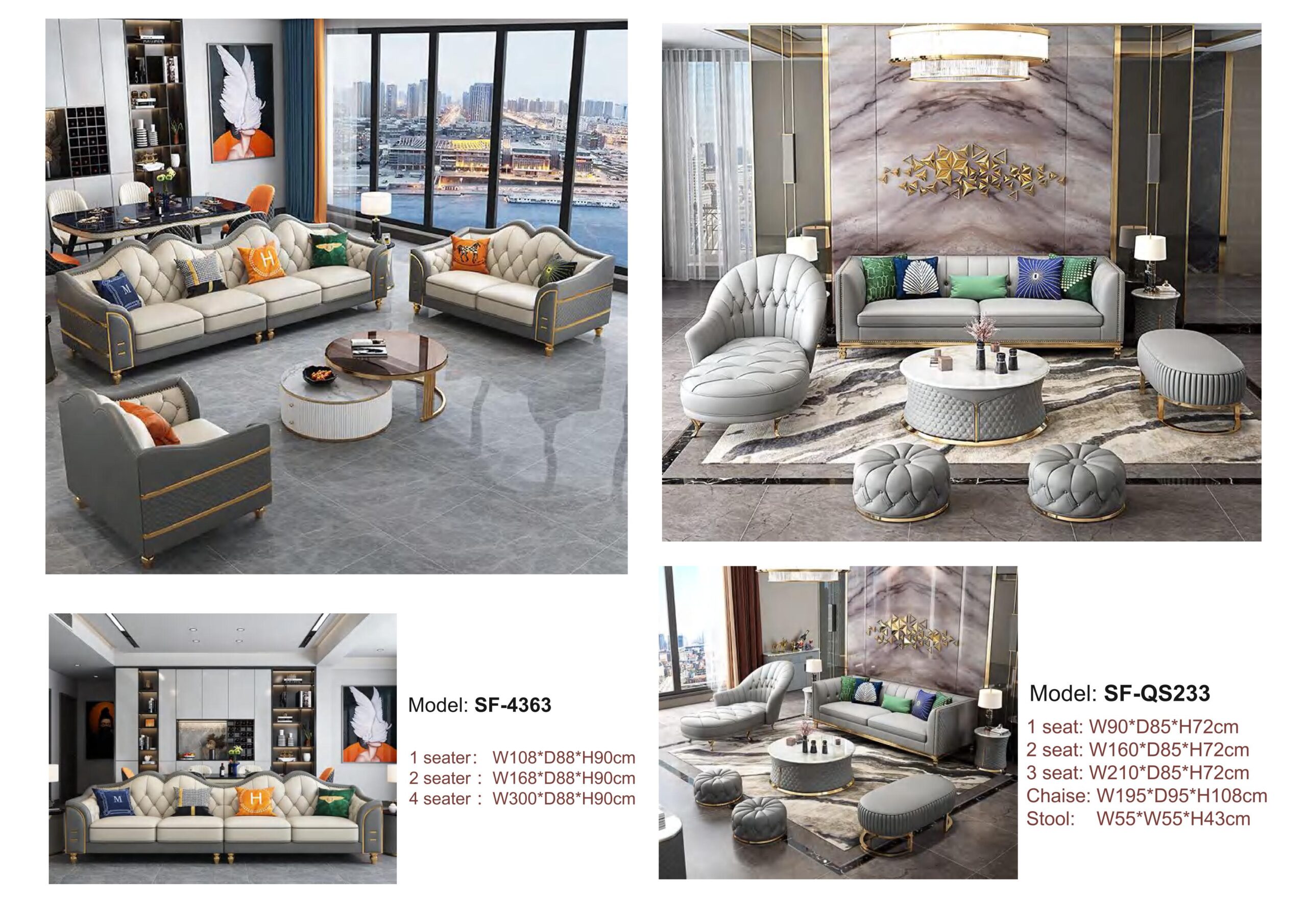 Yexuan Luxury Living room Furniture Catalog 2024 圖片 14 scaled