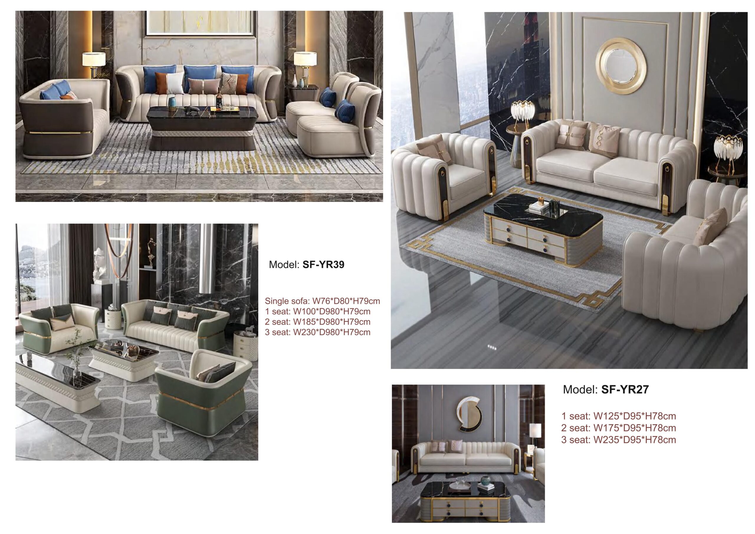 Yexuan Luxury Living room Furniture Catalog 2024 圖片 17 scaled